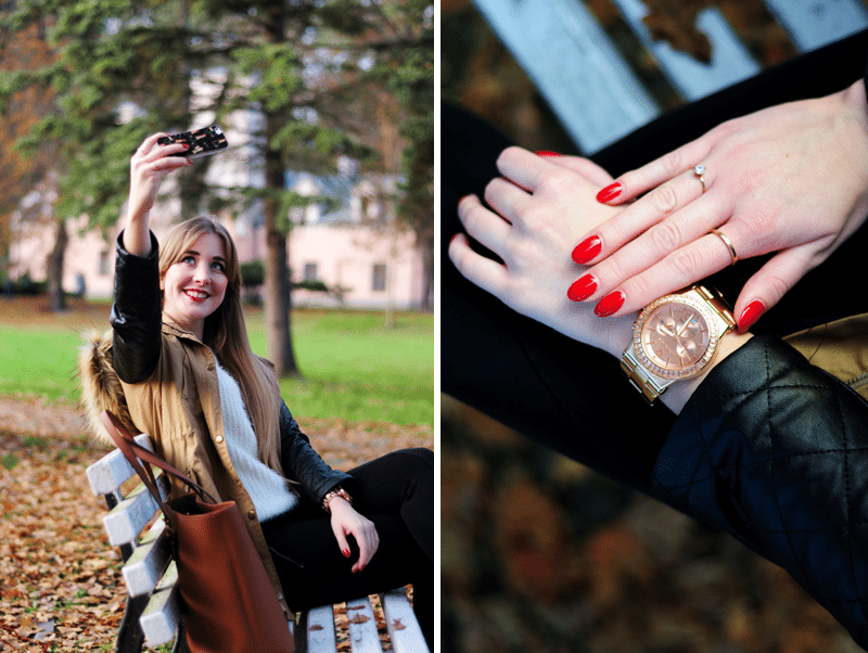 selfie instagram zegarek michael kors blogerki