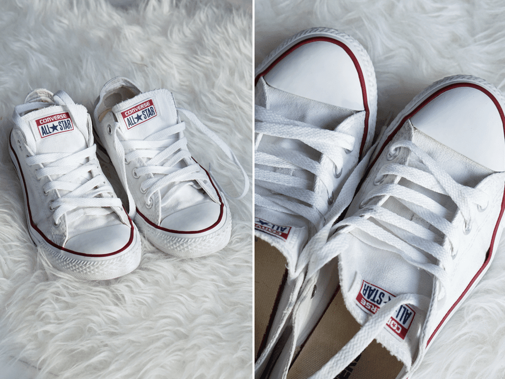 czyste trampki czym wyprać conversy