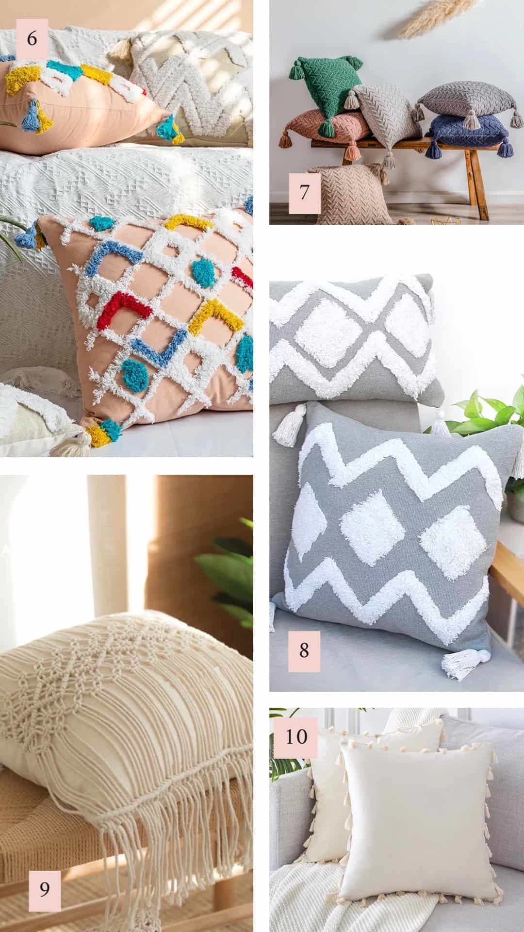 boho aliexpress poduchy